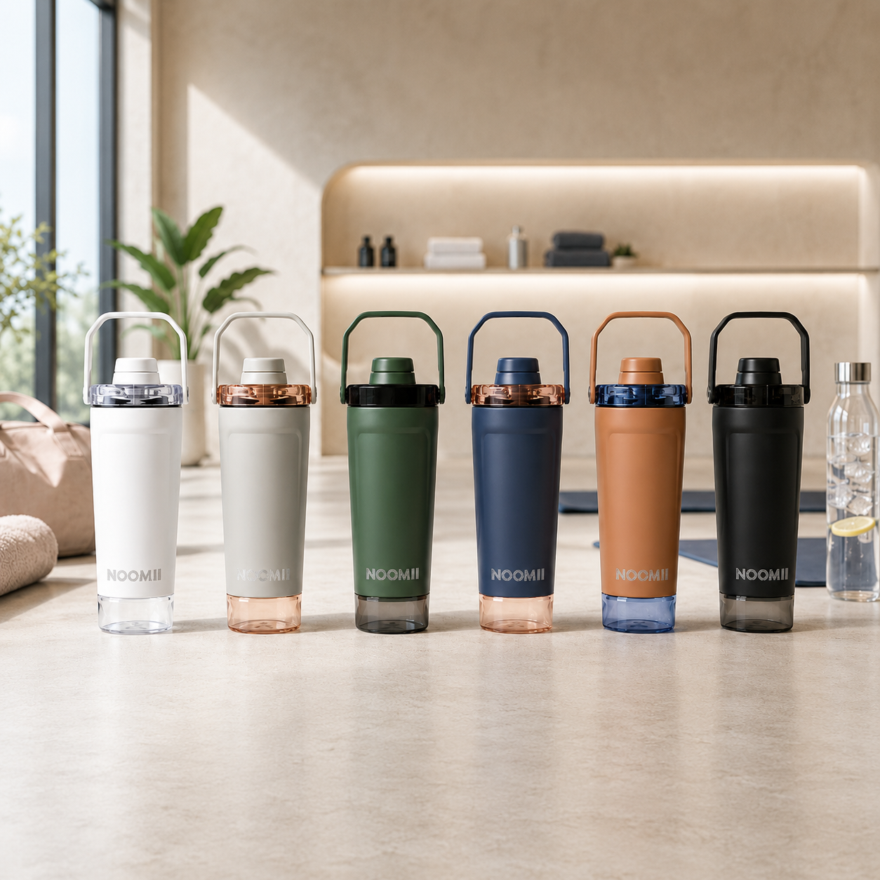 NooMii ProShake 600 insulated protein shaker product overview