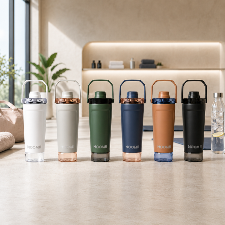 NooMii ProShake 600 insulated protein shaker product overview