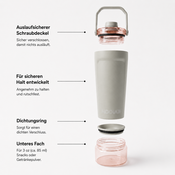 NooMii ProShake 600 with integrated powder compartment