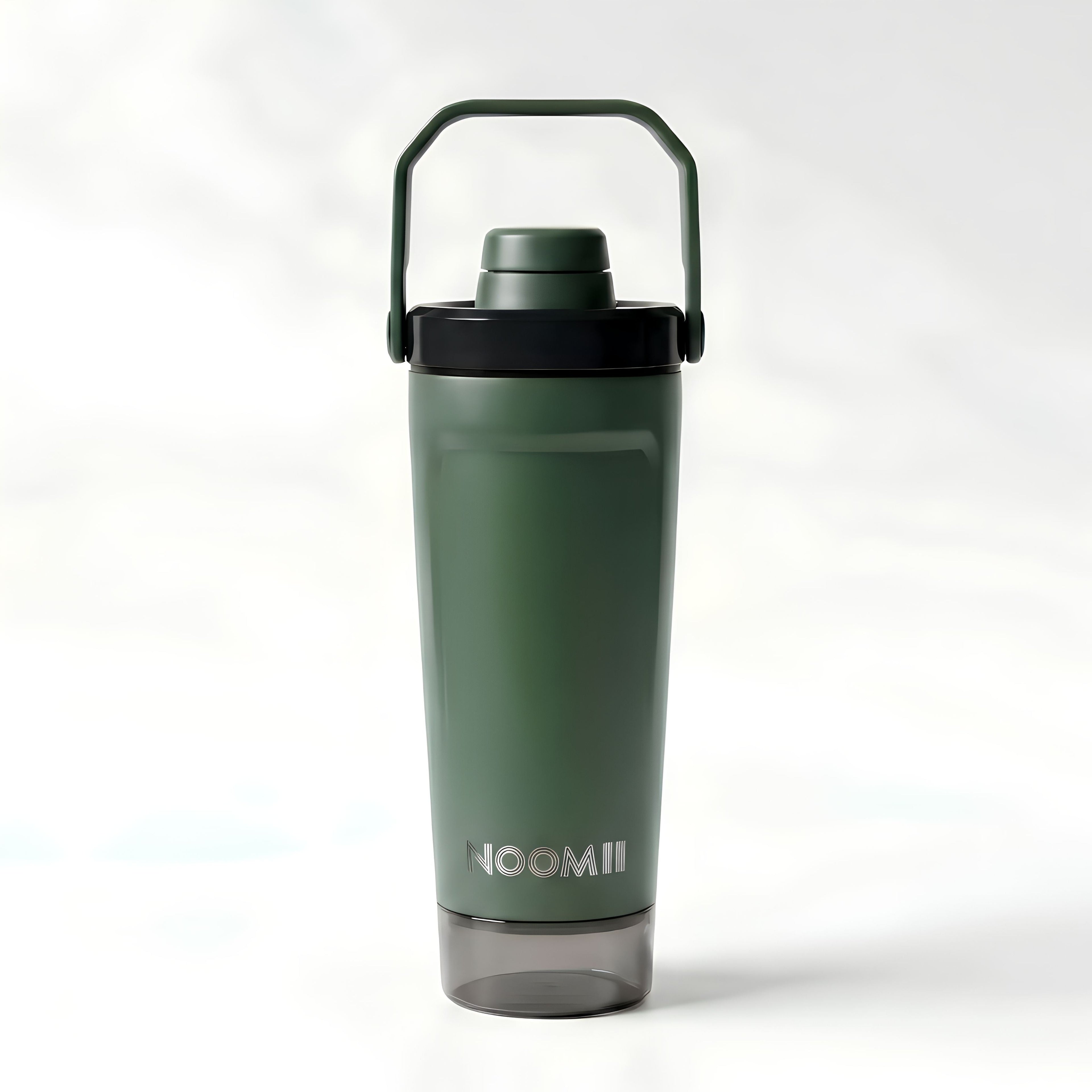Green NooMii ProShake 600 insulated protein shaker