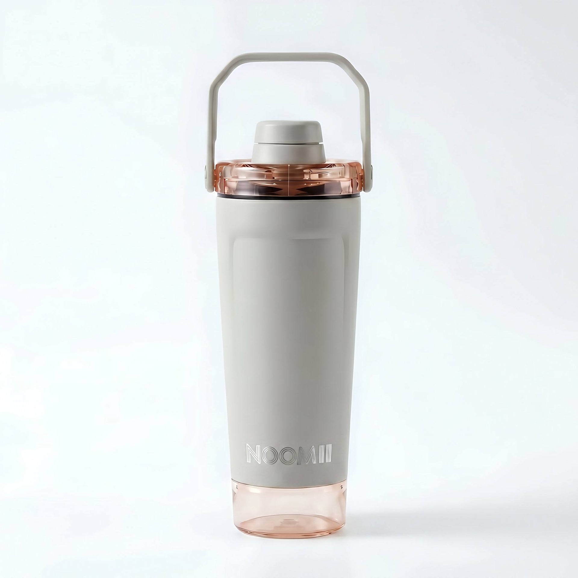 Grey NooMii ProShake 600 insulated protein shaker