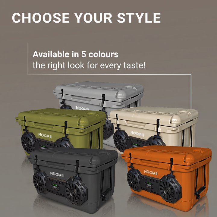 NooMii ArcticBeat 45 orange 45L Bluetooth cooler for UAE outdoor trips