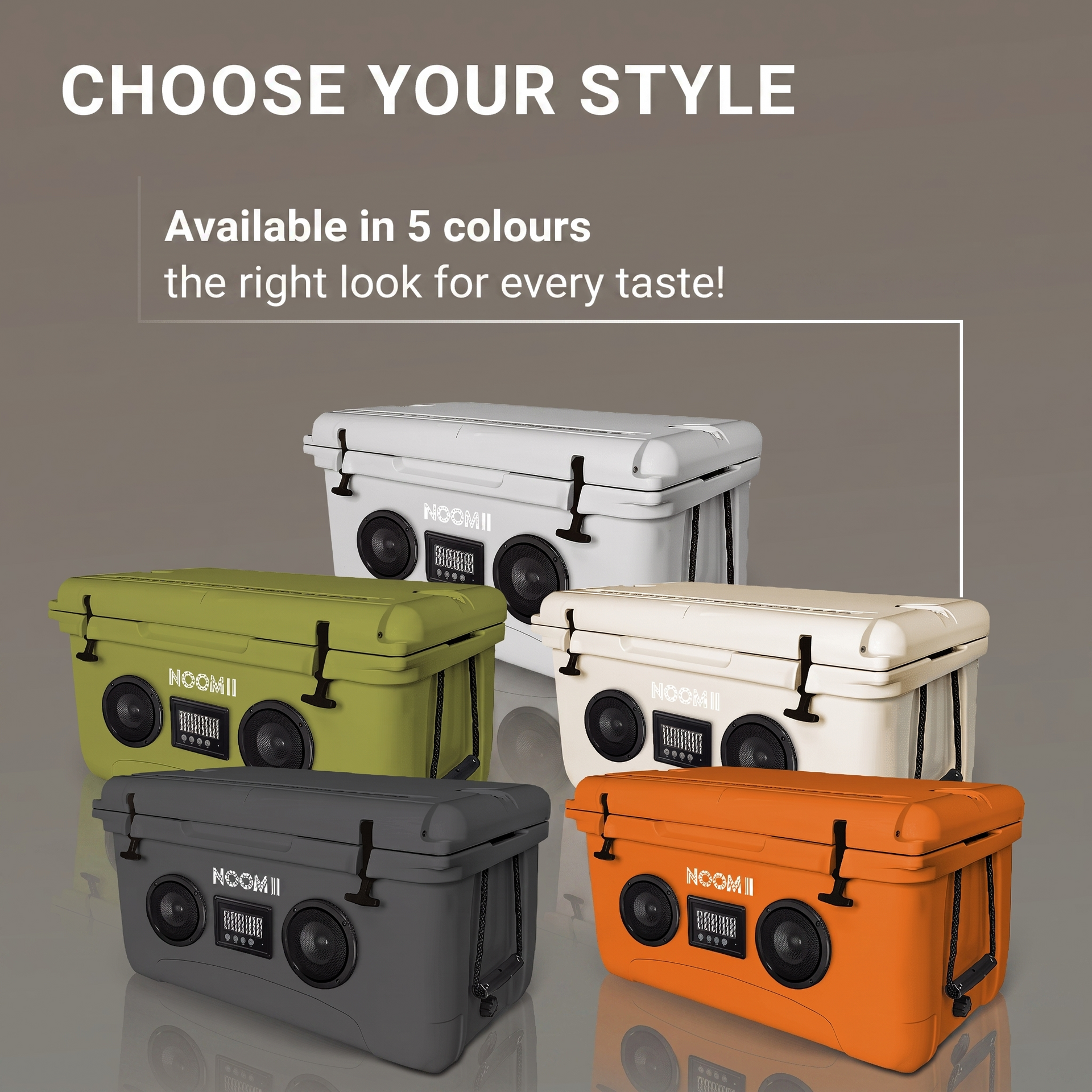 NooMii ColdBeats 65 large passive cooler with Bluetooth speaker