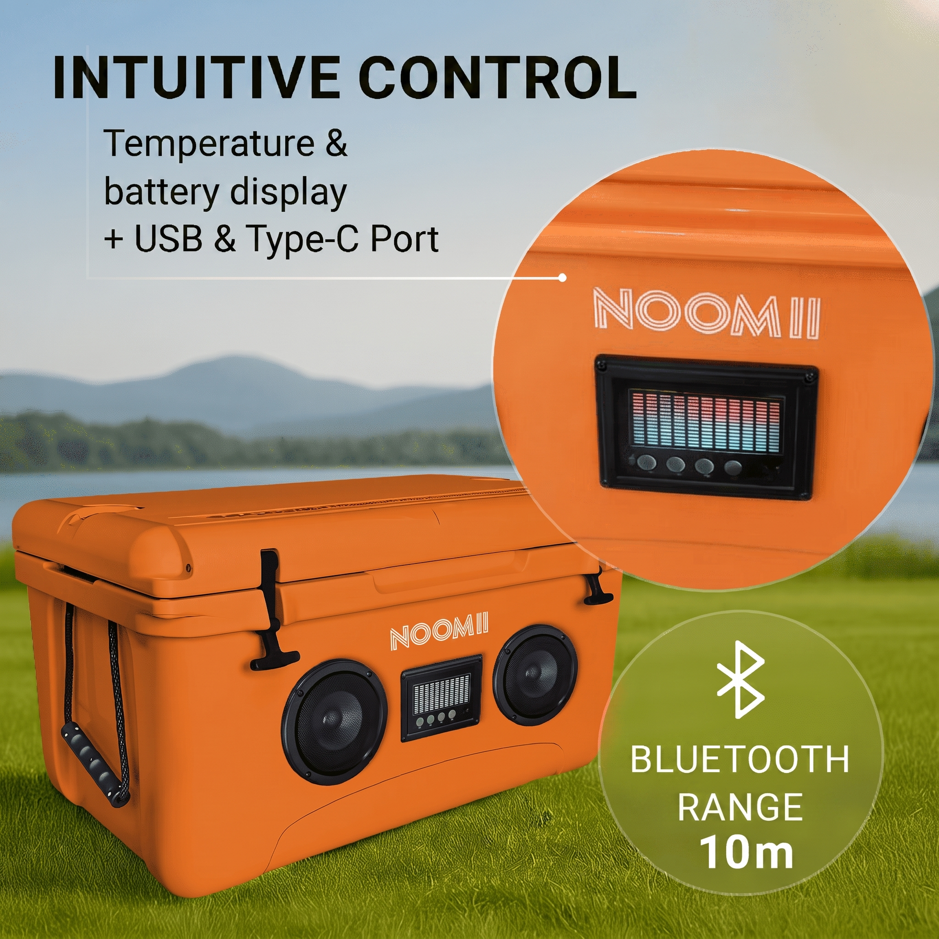 Open NooMii ColdBeats 65 showing its spacious insulated interior