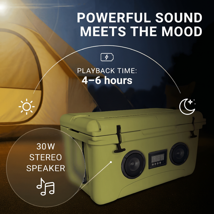 NooMii ColdBeats 65 large-capacity cooler for group outings