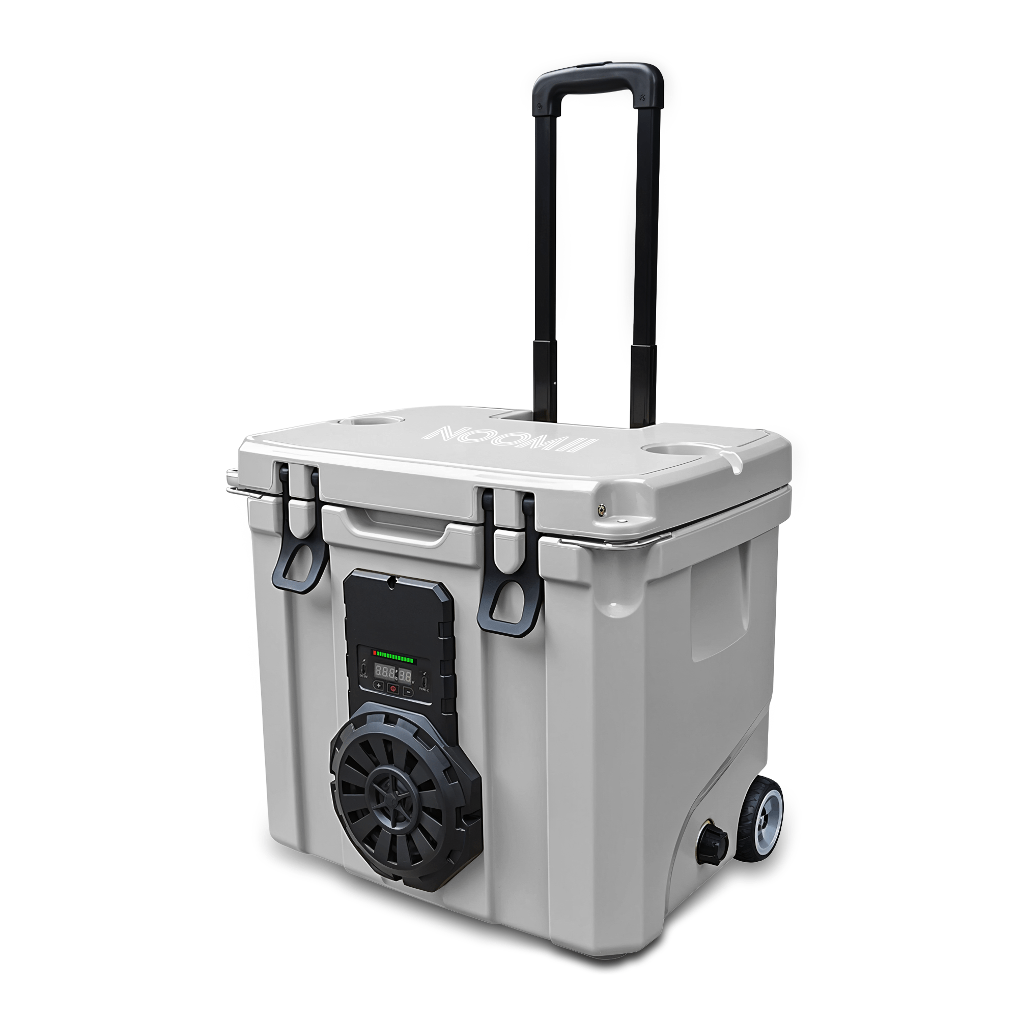 Open NooMii BeatRoller 35 showing its 35-litre capacity