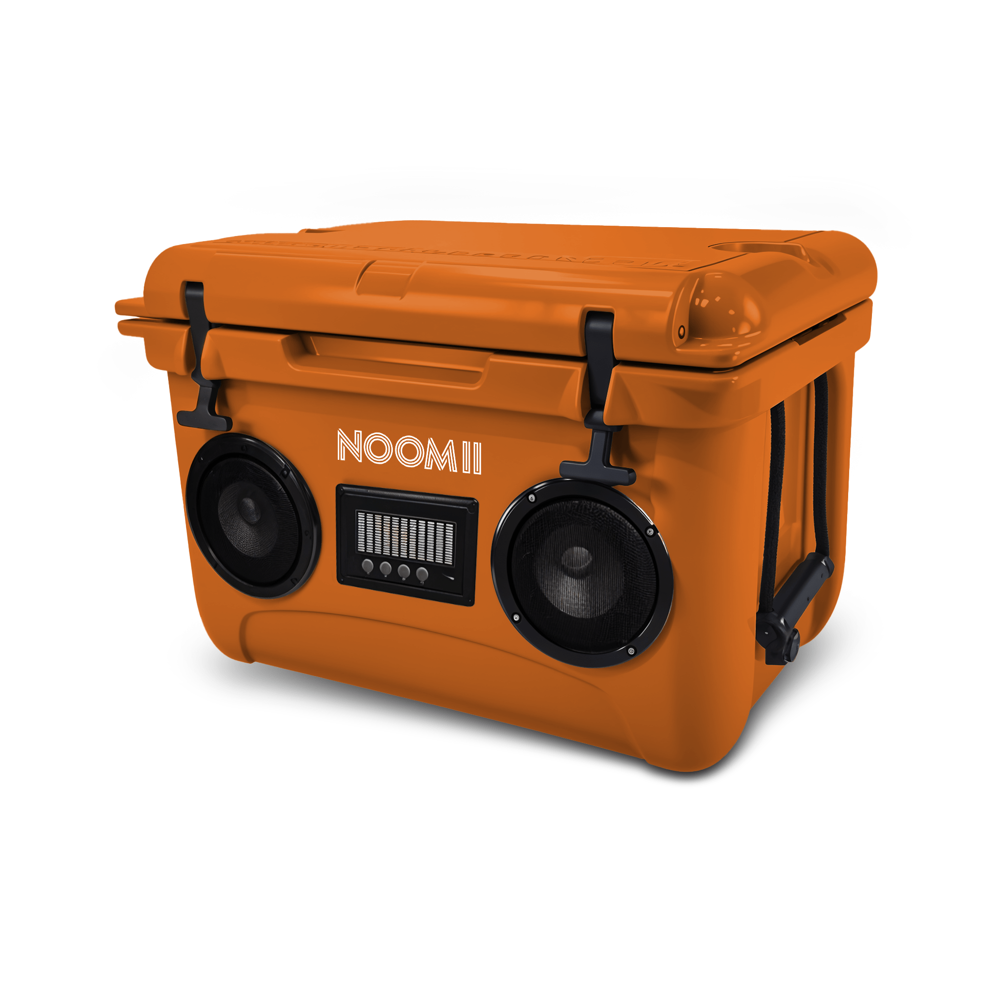 Carry handle detail on the NooMii ColdBeats 35 cooler