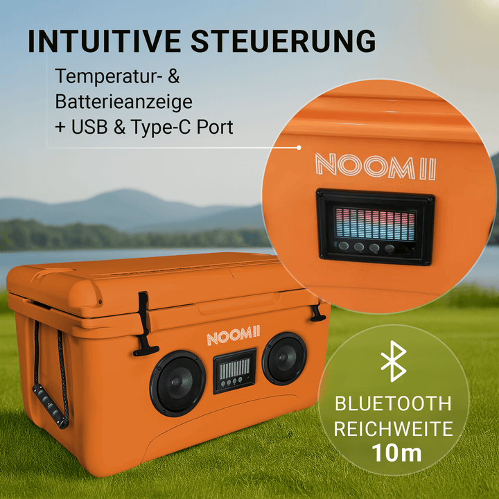 Open NooMii ColdBeats 65 showing its spacious insulated interior