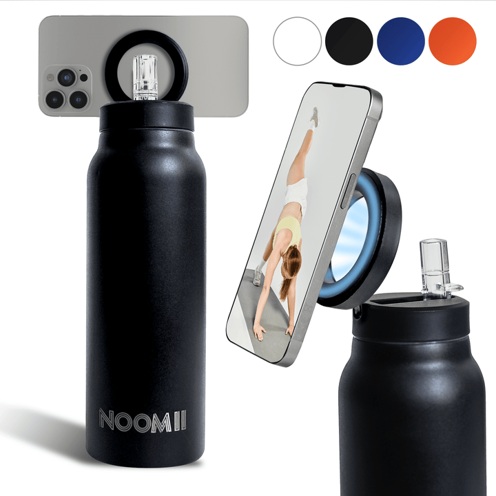 NooMii double-wall bottle designed to keep drinks cold