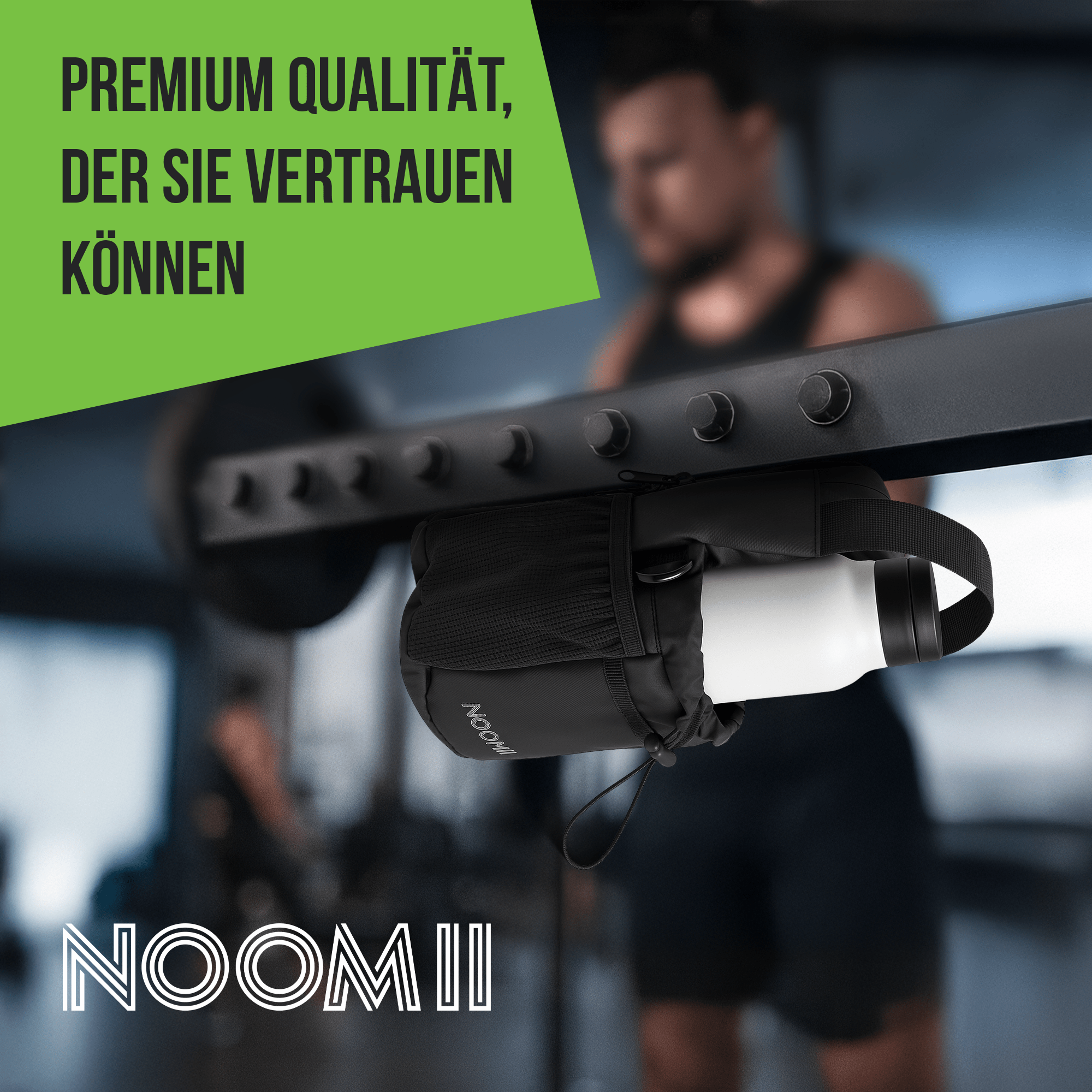 NooMii compact gym bag lifestyle product view